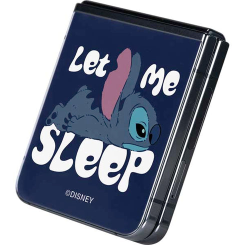 Disney Lilo and Stitch Let Me Sleep Galaxy Z Flip5 5G Skin